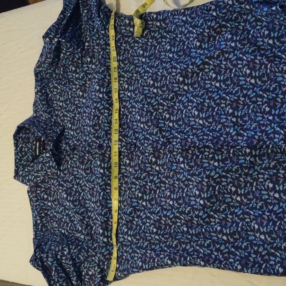 Jared Lang print button down size XXL